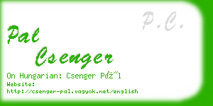 pal csenger business card
